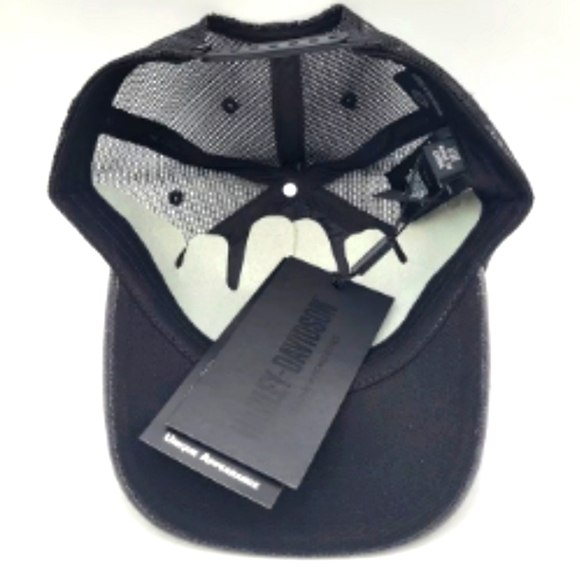 NWT Unisex Harley-Davidson Adjustable Snapback Trucker Hat - Picture 4 of 7